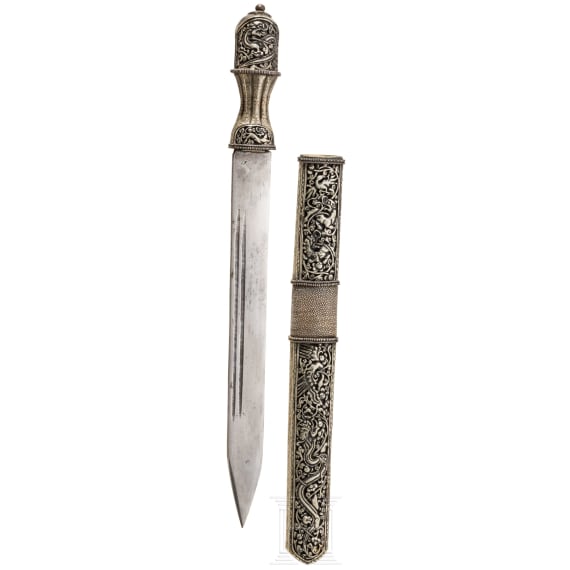 A Tibetan short sword, circa 1900