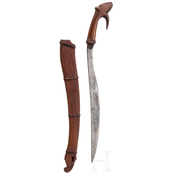 A Philippine Talibong knife, 20th century