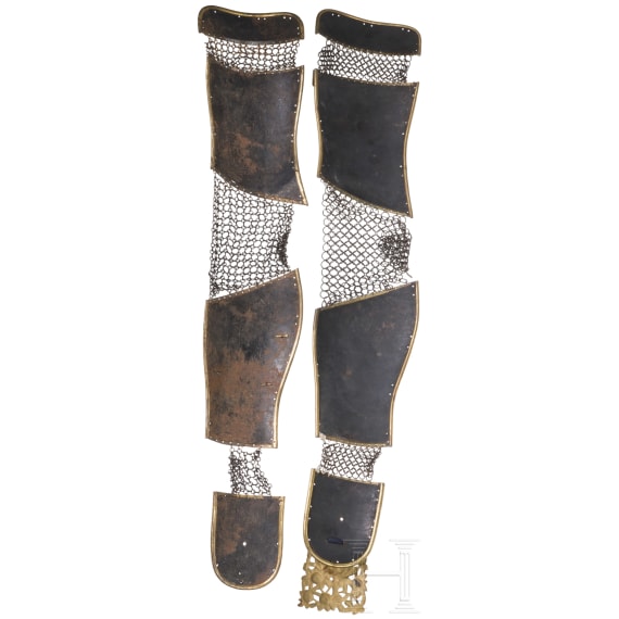 A pair of Japanese Yoshitsune kote, late Edo/Meiji period