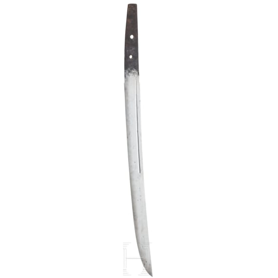 A Japanese wakizashi blade in shirasaya, Muromachi-period