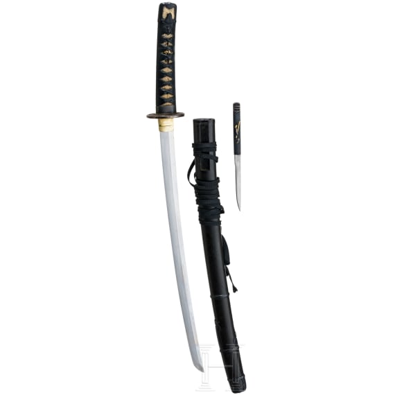 A wakizashi with handachi mounts, mid Edo Period