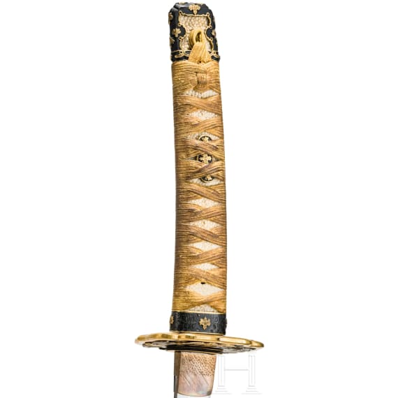 A Japanese tachi with shakudo mounts, 2nd half of the Edo Period