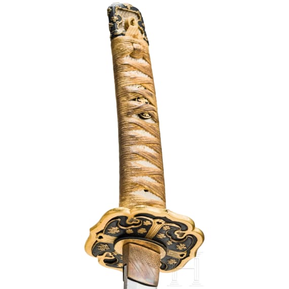 A Japanese tachi with shakudo mounts, 2nd half of the Edo Period