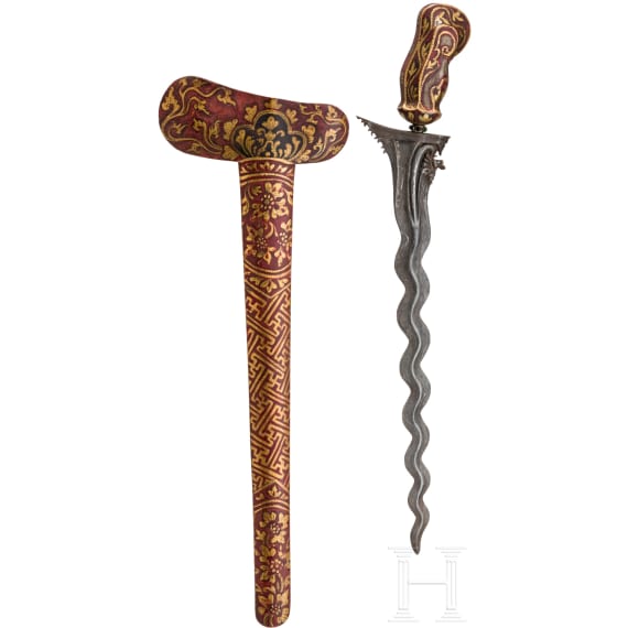 An Indonesian keris with Naga blade, Bali, early 20th century