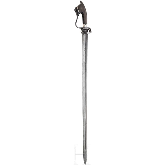 A Moroccan Nimcha witch German blade, ca. 1800