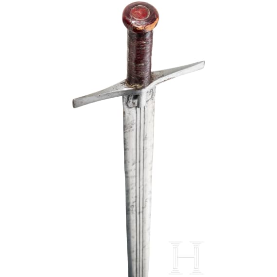 A silver mounted Sudanese Kaskara, 19th century