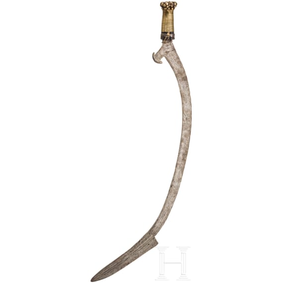 A Mambeli scimitar of the Azande, probably Congolese, 20th century