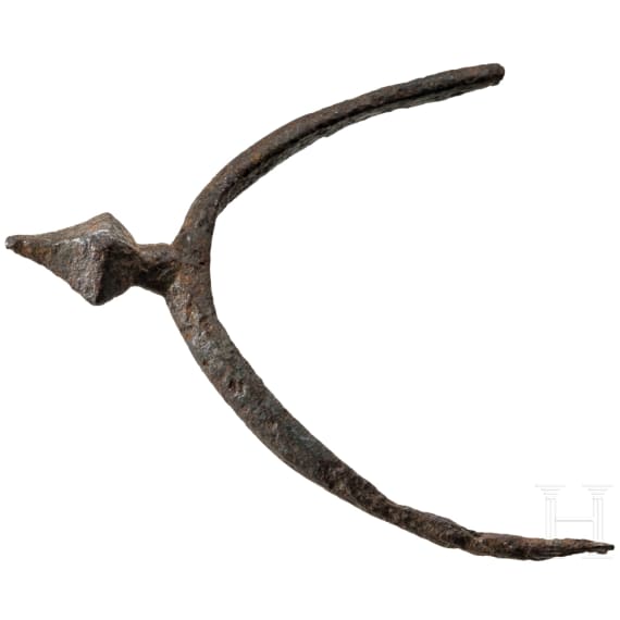 A snaffle and a spur, 1st/2nd and 9th/10th century