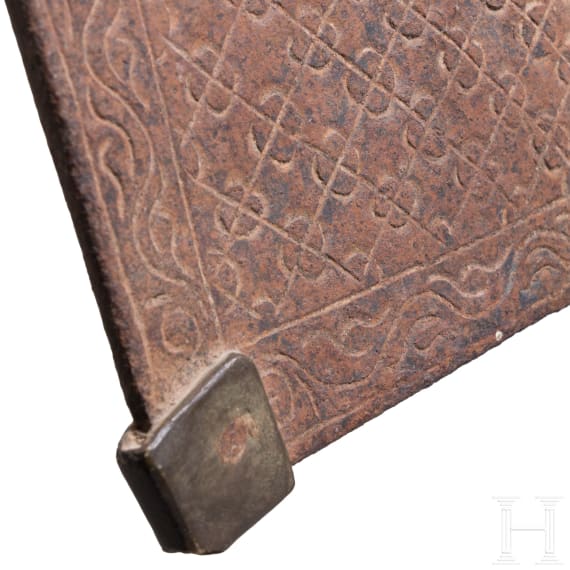 A Spanish colonial iron stirrup (estribo de cruz), Mexico,18th century