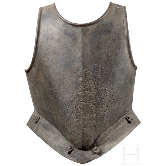 An Italian footsoldier's breastplate, ca. 1600