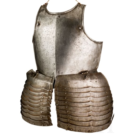 A Flemish pikeneer's breastplate with tassets, ca. 1620