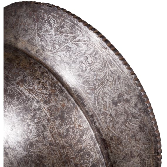 A South German Burgonet with etched decoration, circa 1570