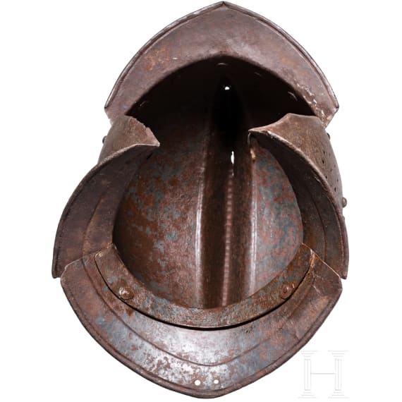 A South German Burgonet with etched decoration, circa 1570