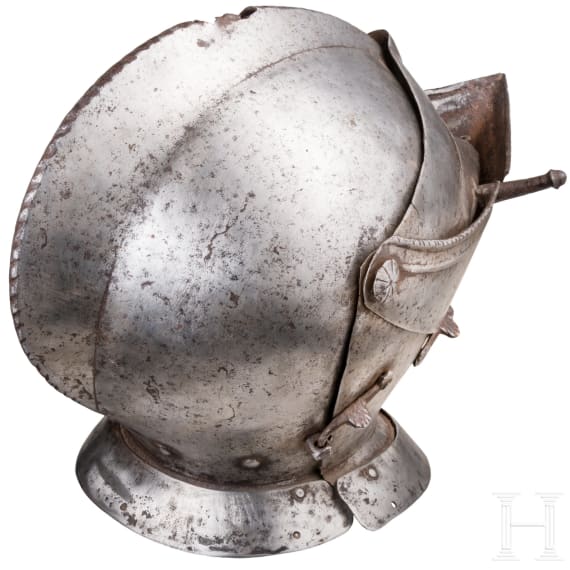 A Flemish close helmet, circa 1570