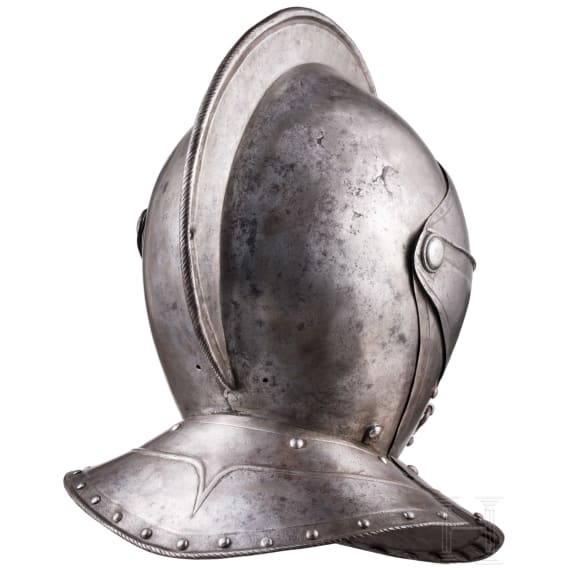 A French cuirassier officer's close helmet, ca. 1600