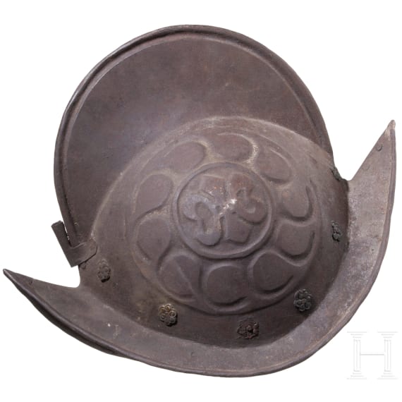 A German black-and-white Morion, ca. 1600