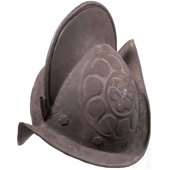 A German black-and-white Morion, ca. 1600