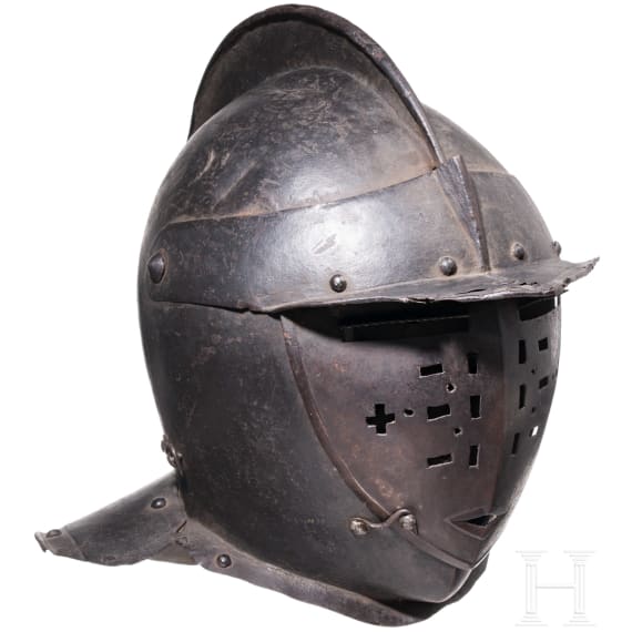 A German cuirassier's helmet, ca. 1620