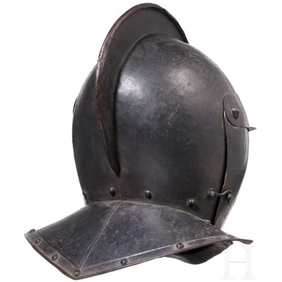 A German cuirassier's helmet, ca. 1620