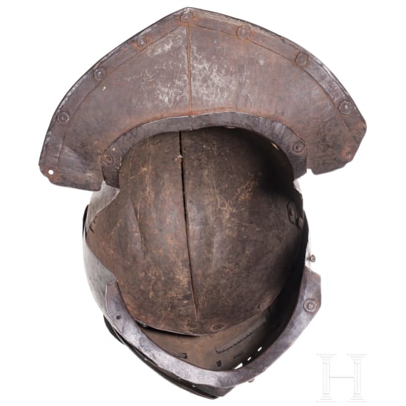 A German cuirassier's helmet, ca. 1620