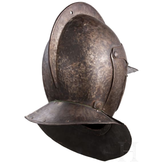 A German or Flemish cuirassier's close helmet, circa 1600
