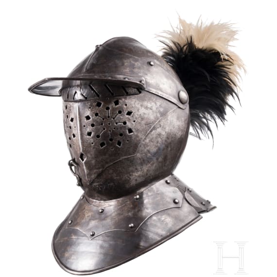 A cuirassier's close helmet in 1620s style Germany, ca. 1900