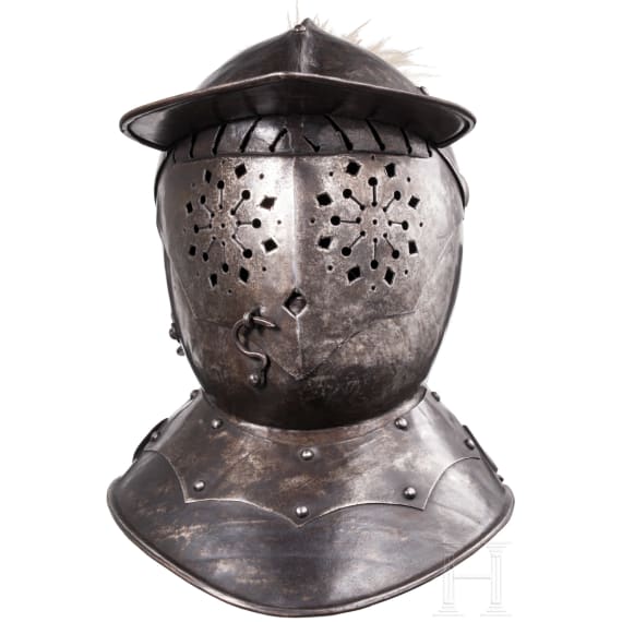 A cuirassier's close helmet in 1620s style Germany, ca. 1900