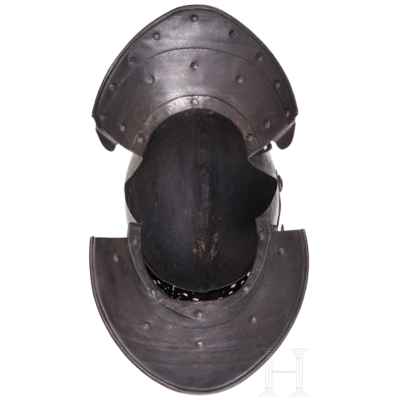 A cuirassier's close helmet in 1620s style Germany, ca. 1900
