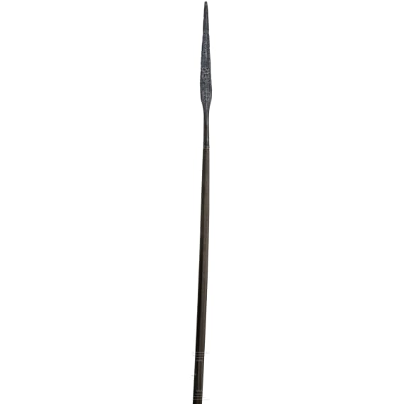An iron lance, German, 9th/10th century.