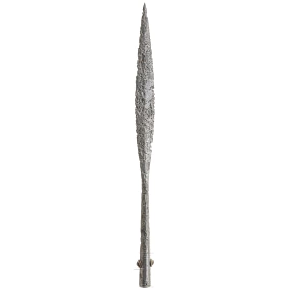A large German spearhead, 10th/11th century