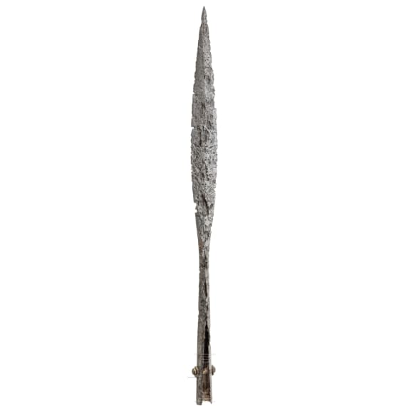 A large German spearhead, 10th/11th century