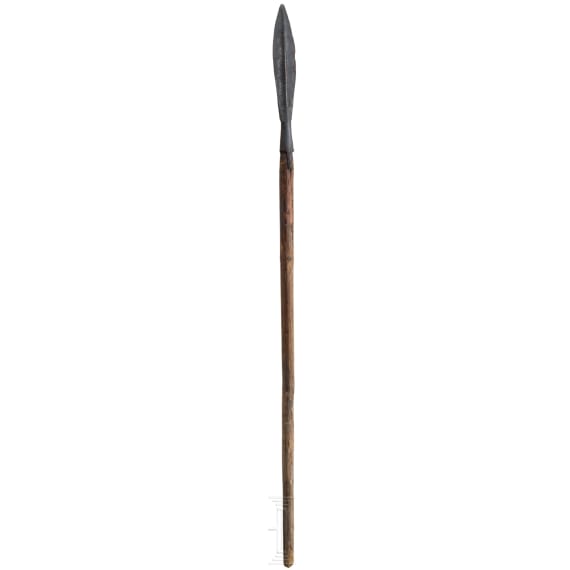A German iron spear, 16th century