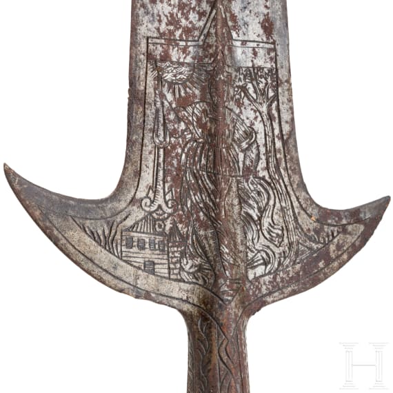 A long partisan, France, circa 1600