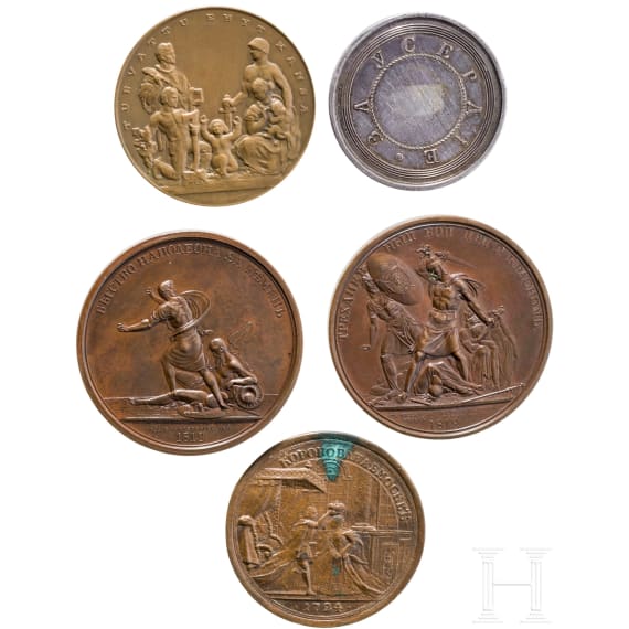 A group of medals from Russia and Finland, 18th&ndash;20th centuries