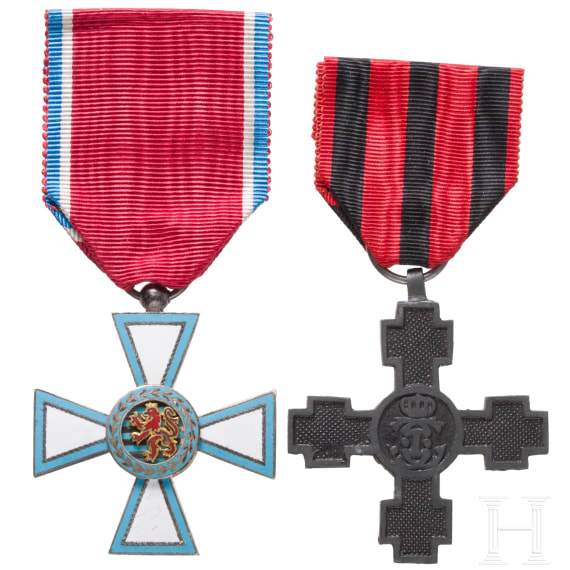 Romanian Cross "For the Crossing of the Danube," Luxembourg Order of Merit