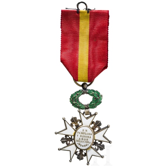 Kreuz f&uuml;r die R&uuml;ckeroberung von Pamplona und Bayonne (1813&ndash;1814)
