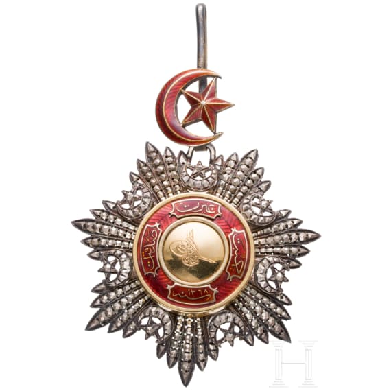 Osmanisches Reich-T&uuml;rkei, Medjidje-Orden, Halsdekoration der 3. Klasse, fr&uuml;hes Modell