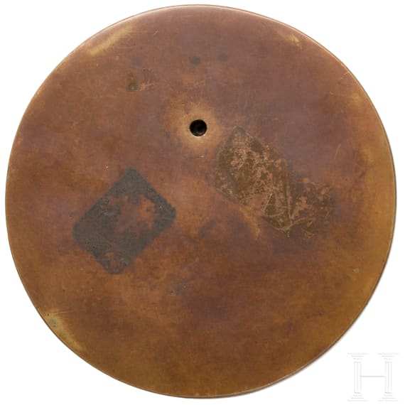 Gro&szlig;e Bronzeplakette auf Sultan Mehmed II., den Eroberer, 20. Jhdt.