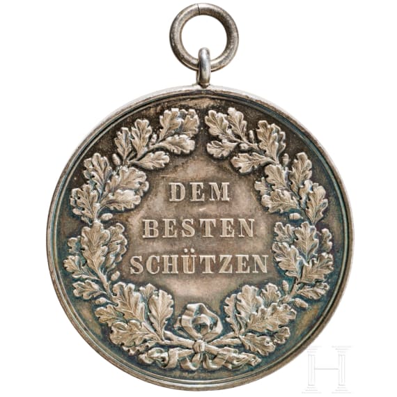 Schie&szlig;preismedaille unter K&ouml;nig Georg von Sachsen