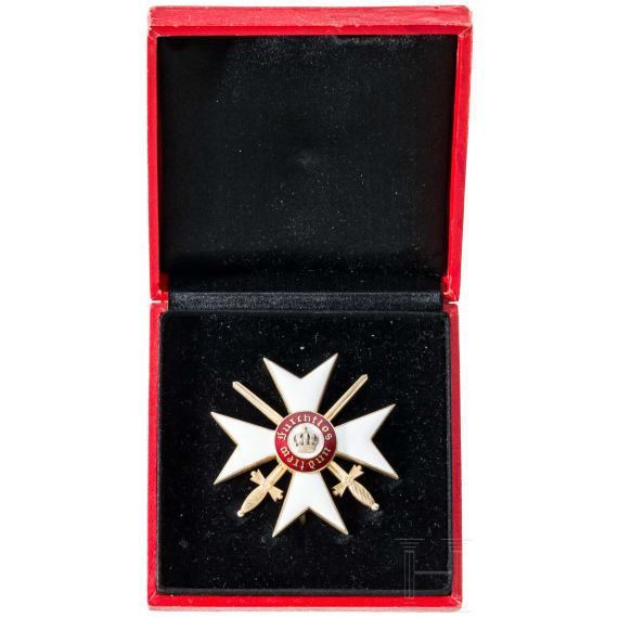 Orden der W&uuml;rttembergischen Krone, Kreuz der Ehrenritter mit Schwertern