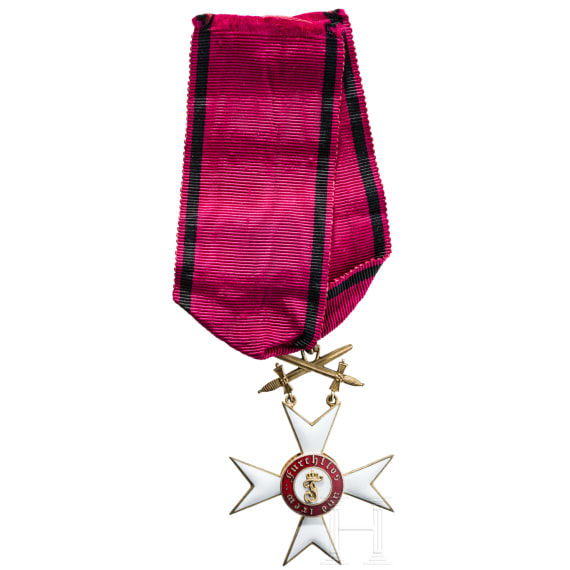 Orden der W&uuml;rttembergischen Krone, Ritterkreuz mit Schwertern
