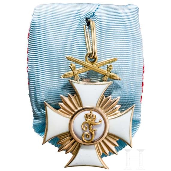 Friedrichsorden, Ritterkreuz 1. Klasse mit Schwertern
