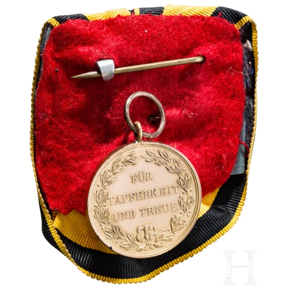 Goldene Milit&auml;rverdienstmedaille 1892