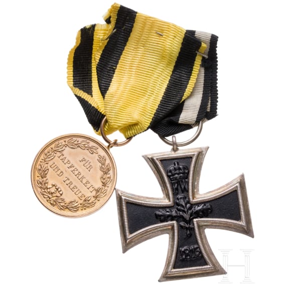 Goldene Milit&auml;rverdienstmedaille 1892