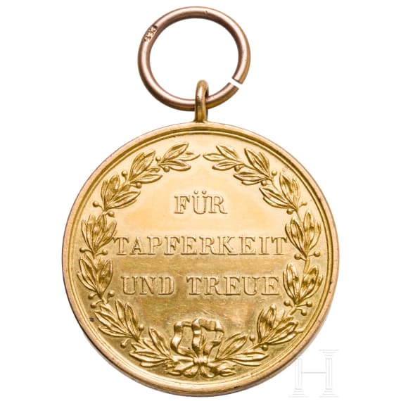 Goldene Milit&auml;rverdienstmedaille 1892