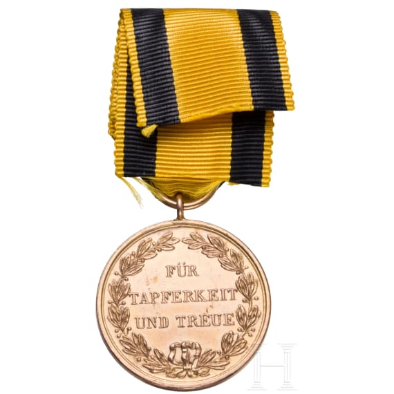 Goldene Milit&auml;rverdienstmedaille 1892
