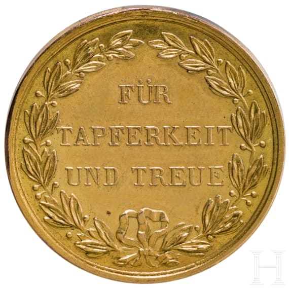 Goldene Milit&auml;rverdienstmedaille 1892