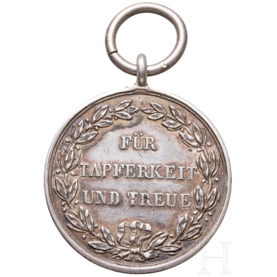 Silberne Milit&auml;rverdienstmedaille K&ouml;nig Karl 1864