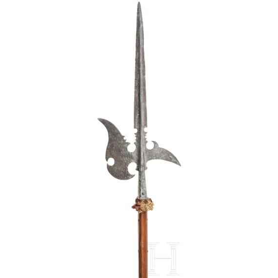 A German Halberd, second half of the 17th century