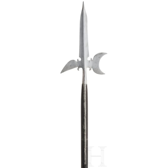 A german partisan halberd, second half of the 17th century.